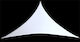 Ibiza Lycra Dreieckige Moving Light Projection & Laser 2.1m Weiße