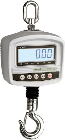Mastermach Electronic Professional Crane Scale with Weighing Capacity 300kg and Accuracy 50g