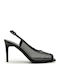 Leder Pumps Schwarz Größe