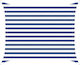 vidaXL Правоъгълно Shade Sail Бяло с PU Покритие