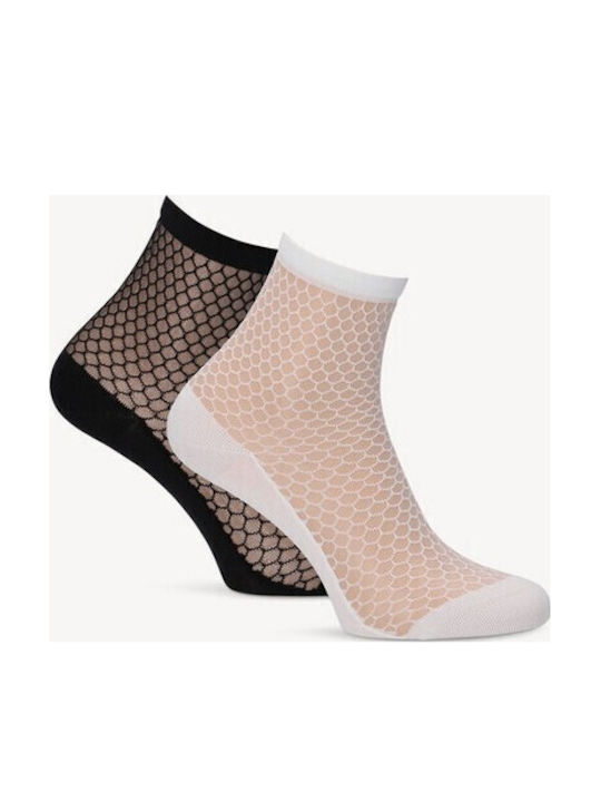 Tamaris Γυναικείες Κάλτσες Whiite/black 2Pack Tamaris Γυναικείες Κάλτσες Whiite/black 2Pack
