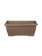 Miltoplast Planter Box Din Plastic Culoare Caramel 100x45x38 cm