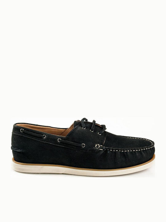 Leder Herren Freizeitschuhe Blau