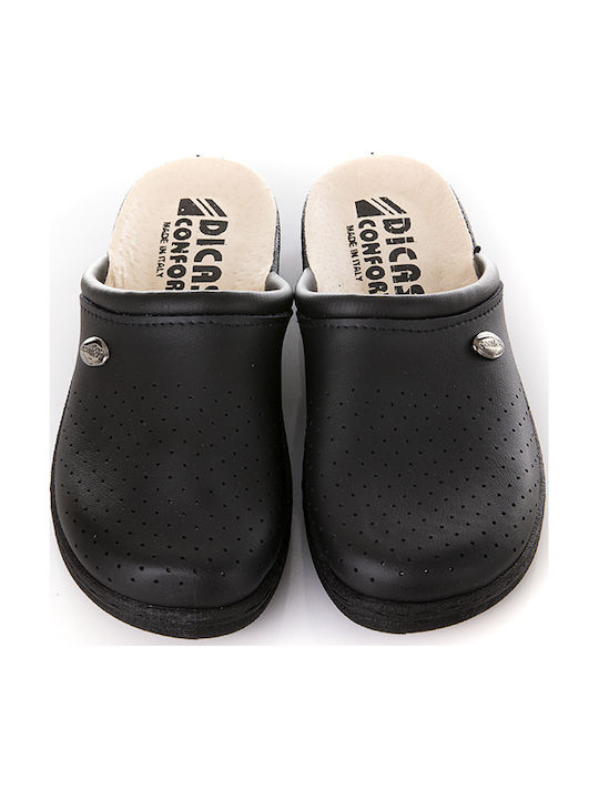 Dicas Dicas Damen Holzschuhe Schwarz