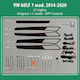 Diq Ambient Vw Dz06h Mod 2013-2021 Digital Iq Ambient Light Vw Golf 7 Mod 2013-2021 21 Lights