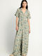 Women's Short Sleeve Floral Jumpsuit