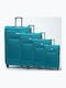 Olia Home Travel Suitcases Petrol with 4 Wheels