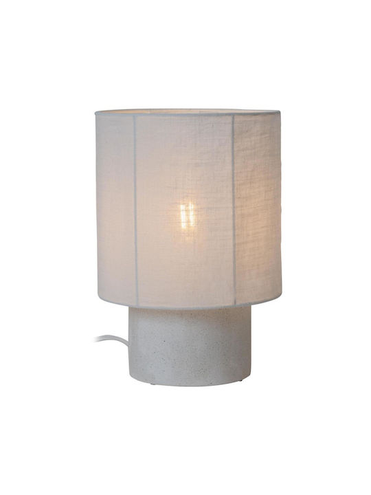 Lucide Lightning Tissaja Table Lamp for E14 Fitting with White Shade and Base