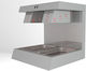 Sergas Heating Surface for Buffet with Power 1000W and Dimensions 70x68x69cm