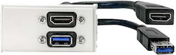Thorsmann Μετατροπείς Αντάπτορες Wall Hdmi Usb3.0 Inc Thorsmann Wall Box Thorsmann Μετατροπείς Αντάπτορες Wall Hdmi Usb3.0 Inc Thorsmann Wall Box