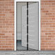 Door Mosquito Net with Velcro with Magnetic Clasp Made of Black Polyester 210x100cm