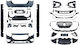 Body Kit Mercedes-benz E-class W214 2023+ Amg 53 Look Black Edition