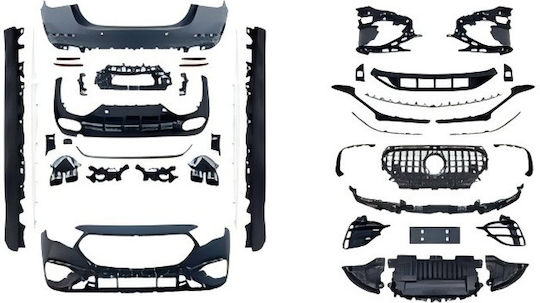Body Kit Mercedes-benz E-class W214 2023+ Amg 53 Look Black Edition