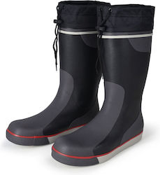C4s Sailing Boots Long Black Grey