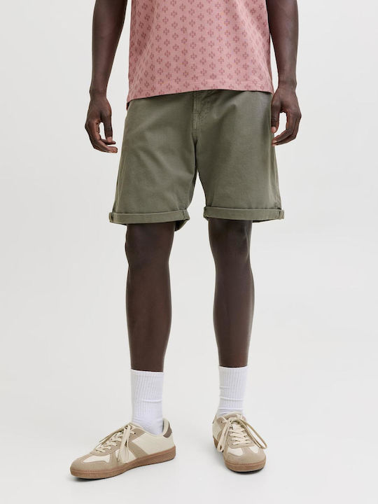 Jack & Jones Ανδρική Βερμούδα Chino Dusty Olive