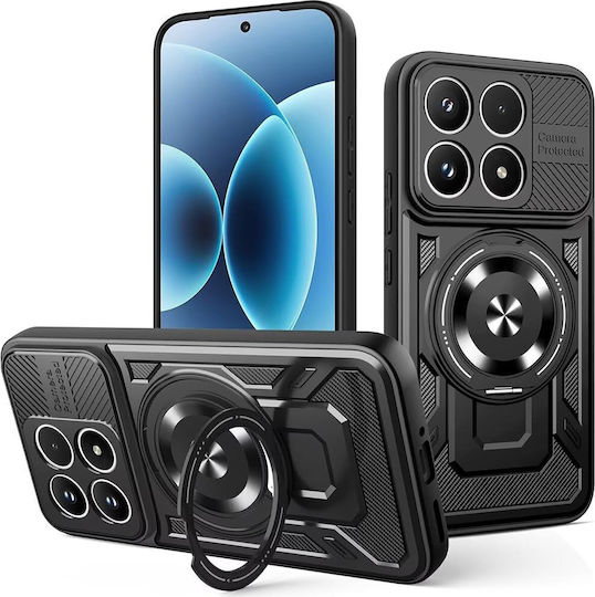 Techsuit Ruggedcam Umschlag Rückseite Silikon Schwarz Xiaomi 17