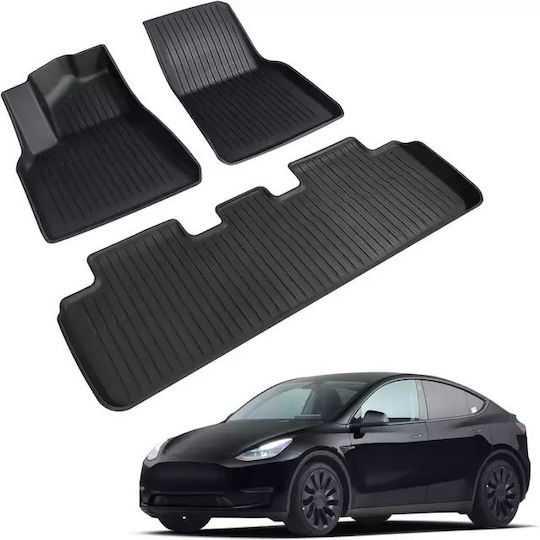 Auto Fußmatten Tesla Modell Y 2021-2025 – Robuste Tpe All Weather