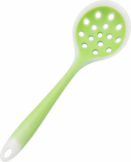 Lingură Adâncă De Bucătărie Cu Găuri Din Silicon 28cm