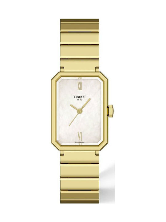 Womens Watch 30mm Battery with Gold Metal Bracelet