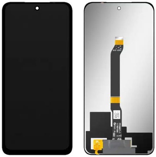 OLED Ersatzbildschirm mit Touch-Mechanismus und Rahmen für Xiaomi Redmi Note 15 4G Schwarz