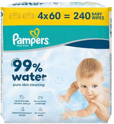 Pampers 99% Water 4x60τμχ Pampers 99% Water 4x60τμχ