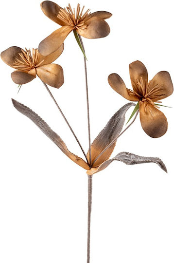 Deko Künstliche Blumen & Pflanzen Dreifach Braun 58cm