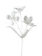 Floare Triplă Albă 58 cm