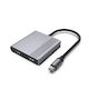 Gembird USB-C Докинг Станция с HDMI PD Сива (A-CM-COMBO3-04)