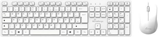 MROS278-GR Wireless Keyboard & Mouse Set Greek White