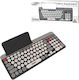Andowl QK8066 Tastatură Wireless Bluetooth pentru Tabletă Engleză SUA Compatibilă cu Mac