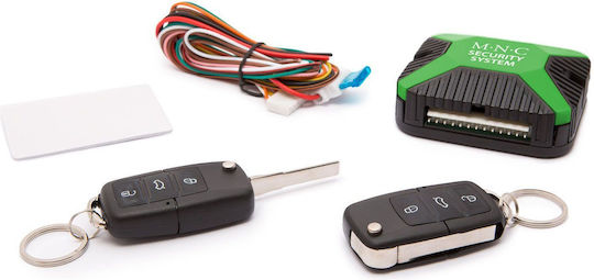 Kit Încuietoare Centrală Auto Telecomandă Tip Flip 12v 2 Chei Rază 20-30m