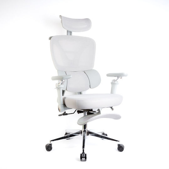 Office Chair with Recline and Adjustable Arms Gray Office Chair with Recline and Adjustable Arms Gray