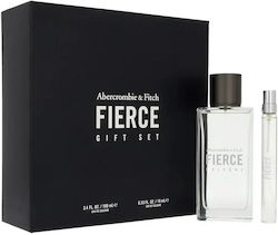 Abercrombie & Fitch Fierce Men Edc Set 100ml + Edc 10ml Abercrombie & Fitch Fierce Men Edc Set 100ml + Edc 10ml