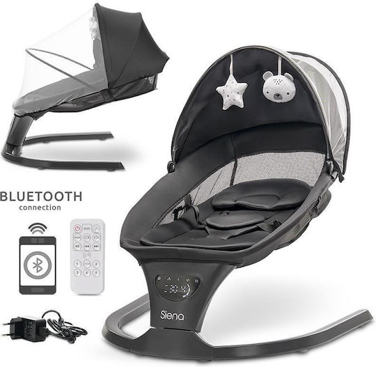 Lorelli Elektrische Babywippen & Schaukelstühle Siena mit Musik Schwarz