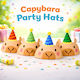 Partyhüte Party Design Capybara 4 Stück