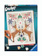 Ravensburger Creart Pictură de Crăciun cu Reni
