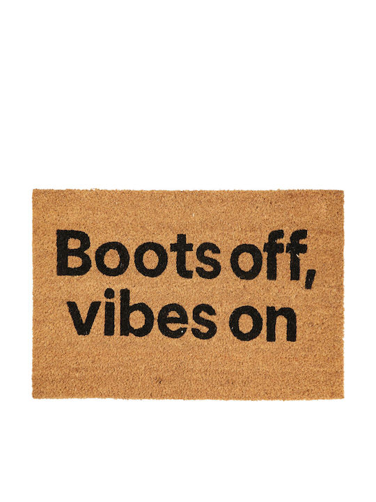 MRShome Πατάκι Εισόδου Boots Off, Vibes On 59x39εκ.