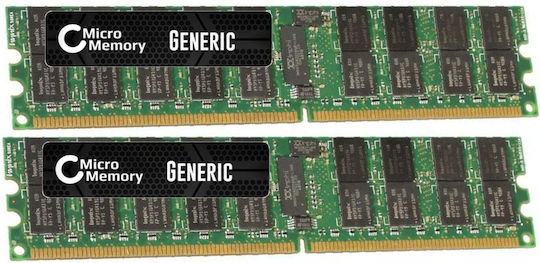 CoreParts DDR2 8GB RAM με 2x4GB Modules και Ταχύτητα 667 για Server