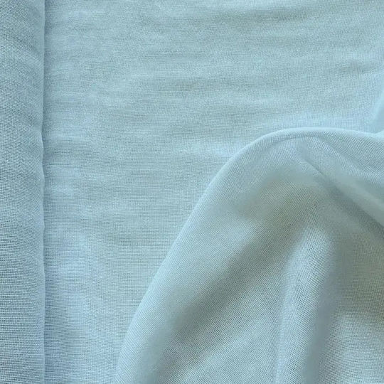 Decoration Fabric Gauze Light Blue By Meter