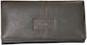 Lavor Tobacco Pouch Made of Artificial Leather with Button Brown