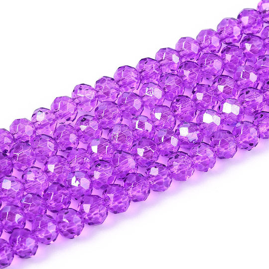 Cristale Tip Swarowski Violet 4mm Aproximativ 105 Bucăți
