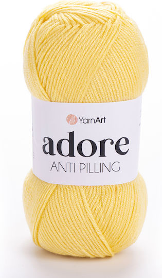 Adore Yarnart 332 Κίτρινο Νήμα Πλεξίματος Anti Pilling Ακρυλικό 280m 100gr