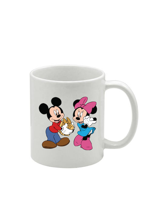 Λευκή Κούπα Mickey Mouse