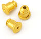 Brass Schließe Für Ohrringe 5x6mm Goldfarben Verpackung 200 Stück