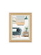 ZEP Plastic Photo Frame with Beige Frame