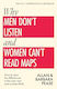 Why Men Don't Listen Women Can't Read Maps How To Spot The Differences In The Way Men Women Think Barbara Pease