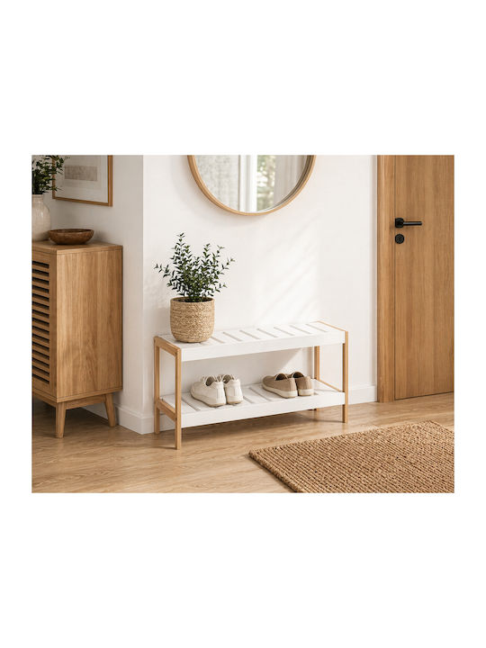 Holz Schuhorganisator aus Bambus 70x26x36cm