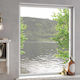 vidaXL Fixed White Window Mosquito Net Made of Fiberglass 150x130cm
