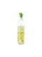 Set of 6 Glass Oil Bottles 0.5lt Flow Spout Lemon Design Ankor Pcs