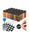 Ruhhy Spice Jars Glass 24 Pieces